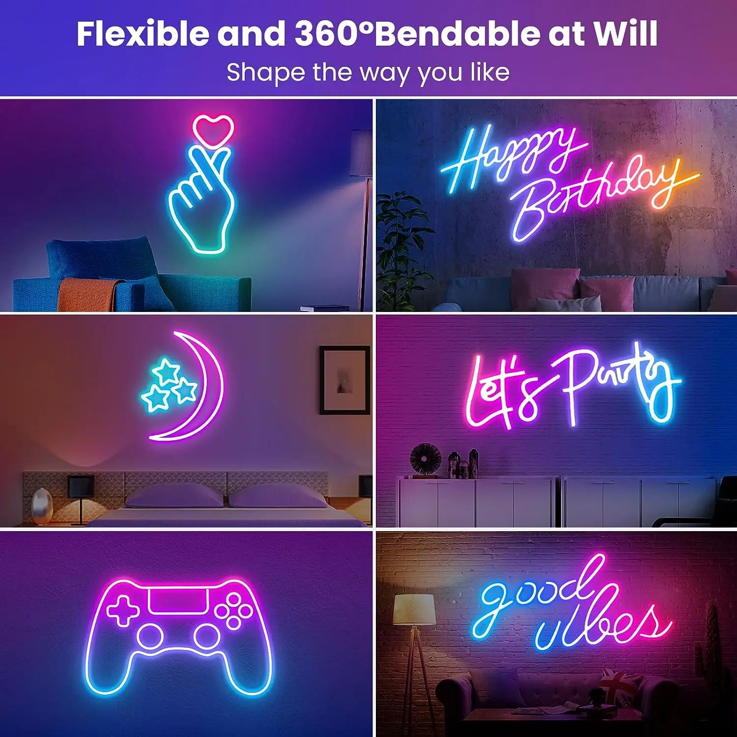 AuraMist™ Neon LED Lights